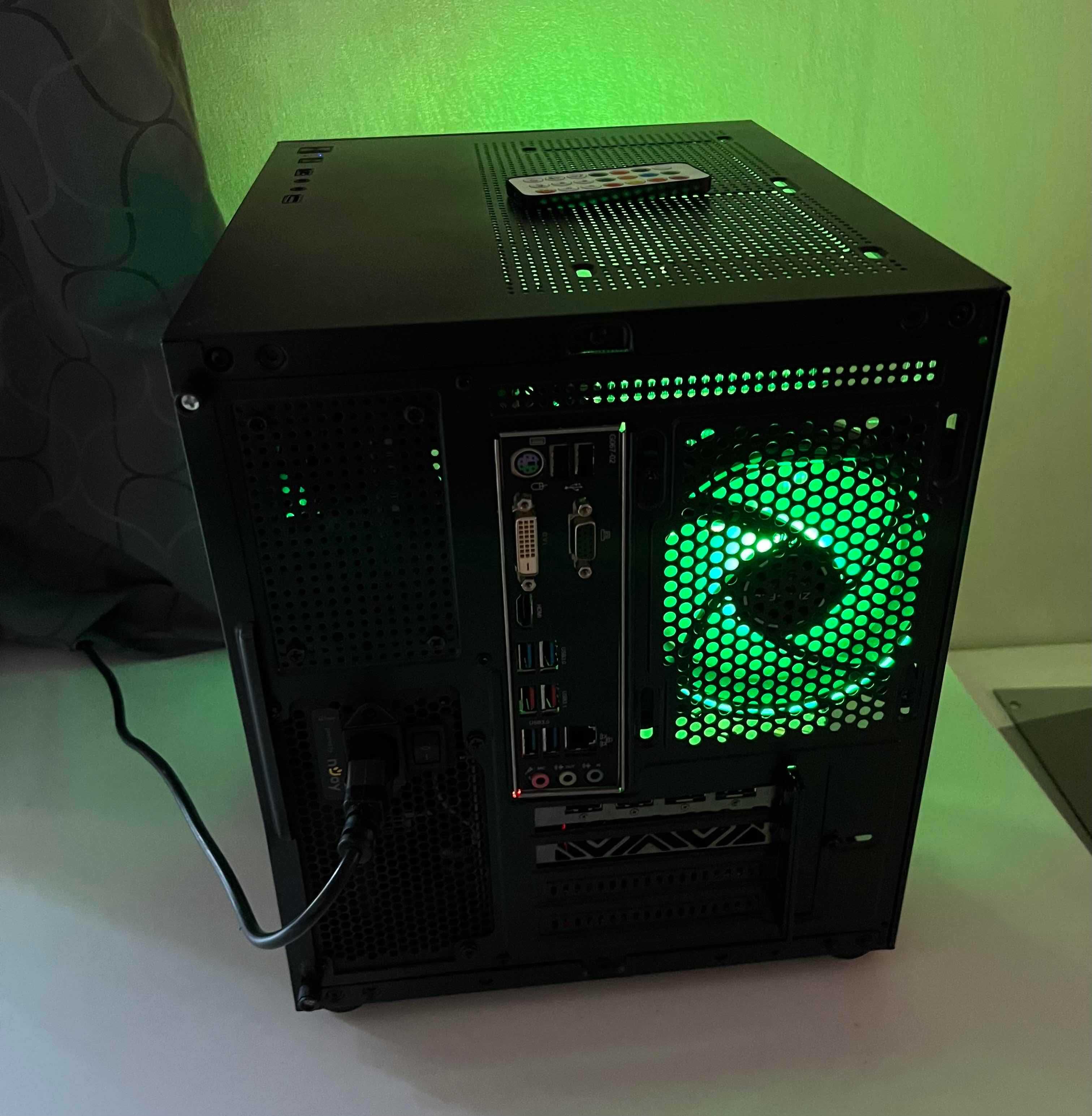 PC Gaming Ryzen 5 5600X | Placa video RX 5700 XT | 24 Gb Ram| RGB |Cs2