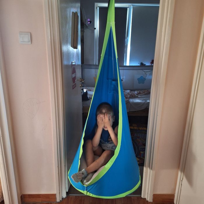 Hamac tip cuib de vanzare folosit de 2 ori.