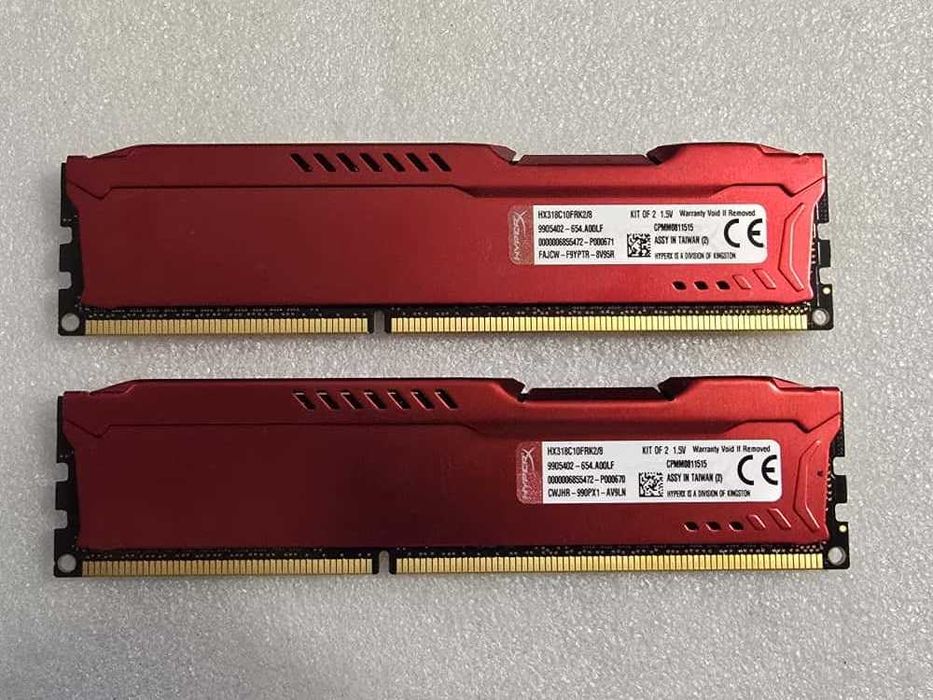 Kit memorie RAM desktop Kingston HyperX FURY 8GB (2x4GB) DDR3 1866MHz