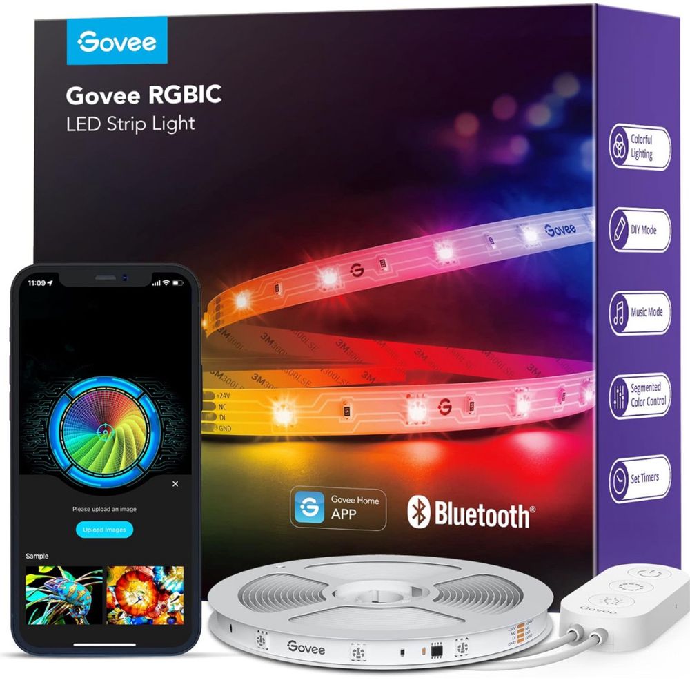 Интелигентна LED лента Govee, 10м, Govee APP Control