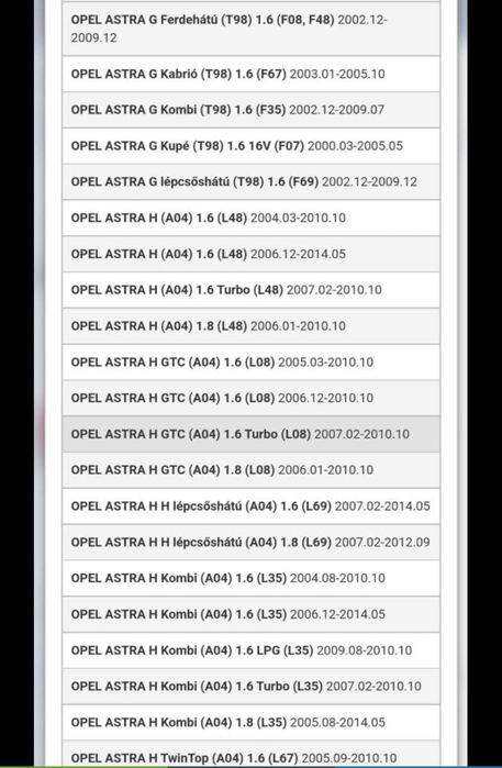 Bobina inductie Opel Astra H