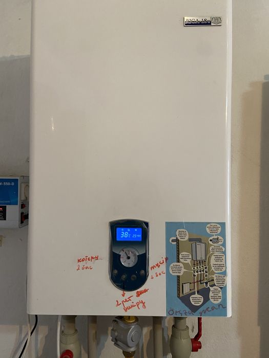 RIGA18w газовый котел вода нагреватель