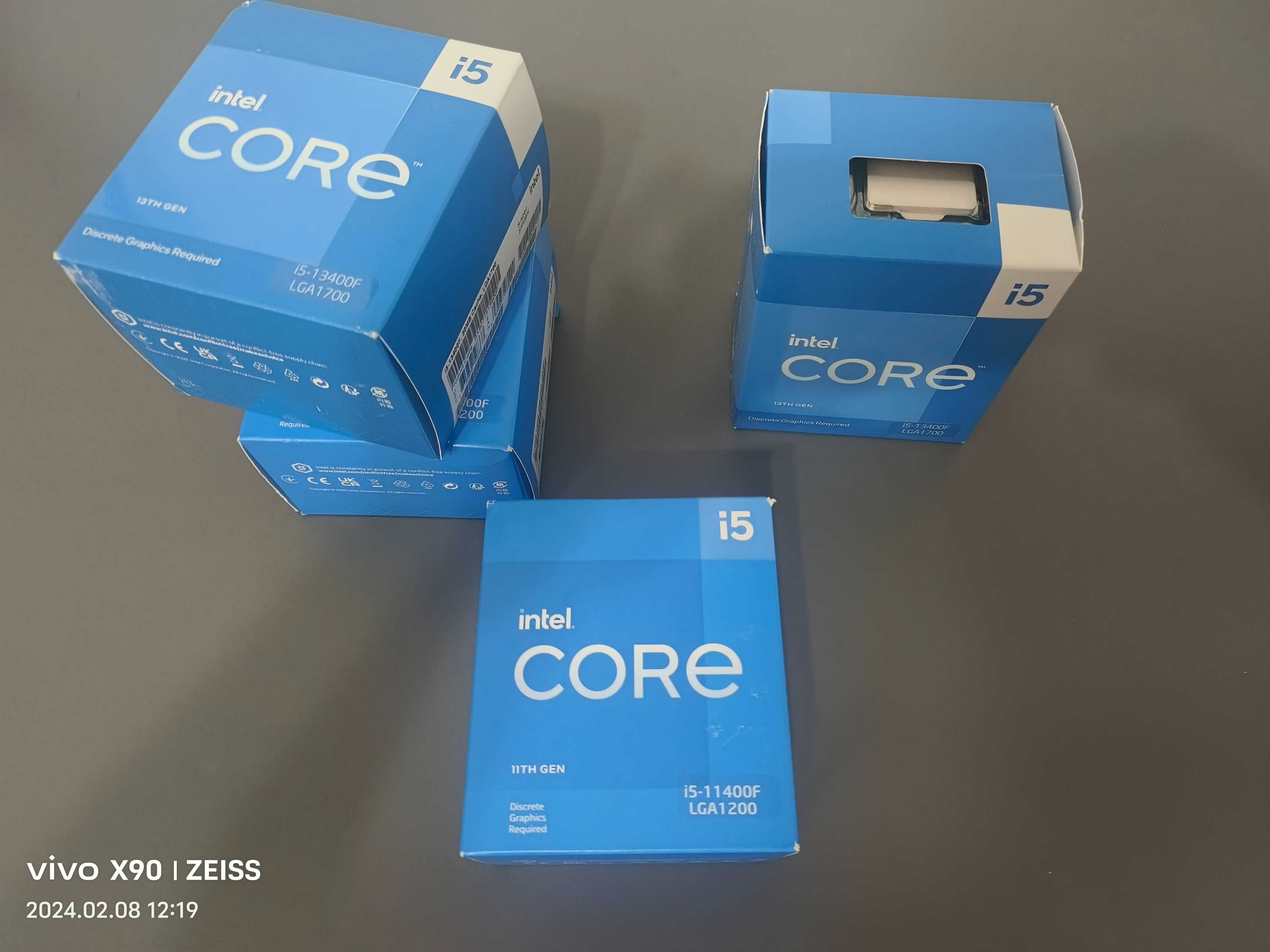 Процесор Intel Core i5-11400F с кулер - нови и запечатани, с гаранция