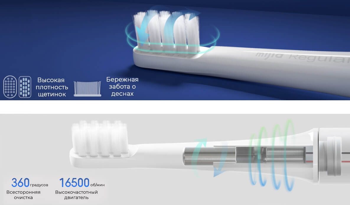 Электрическая зубная щетка Xiaomi T100. Оригинал