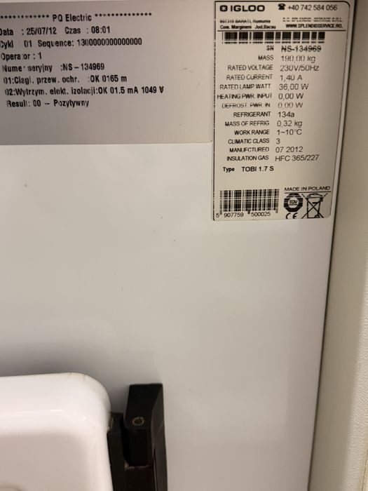 Vitrina frigorifica IGLOO