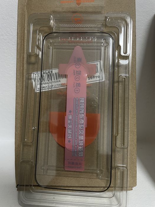 iPhone 16/16pro/16promax Folie de sticlă