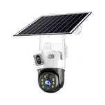 Camera portabila 4G SIM, duala 4MP, solar, 12000mAh, PTZ