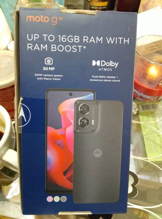 Moto g24 8RAM, 128GB ROM ,color Ice Green