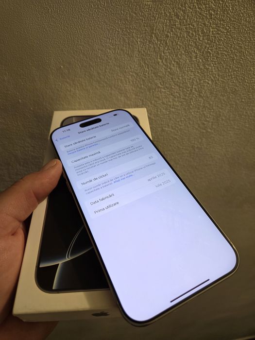 Vand iphone 16 Pro Max 256Gb ca nou la cutie