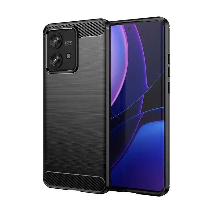 Motorola Edge 40 / Edge 30 / Edge 20 - Удароустойчив Кейс Гръб CARBON