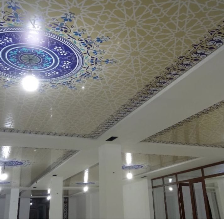 Натяжные потолки Шымкент от IDEAL Парящий потолок Теневой багет