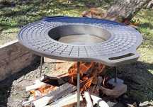 Disc din fontã adãnc , 49 cm Nou , grill , gratar , camping