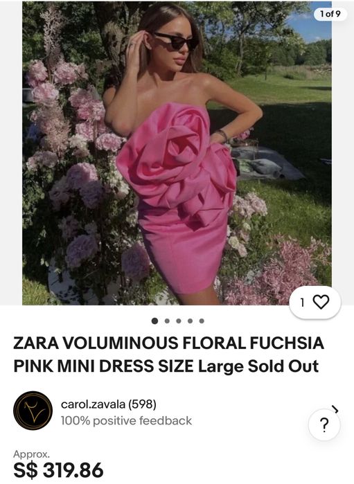 Rochita floare 3D - ZARA