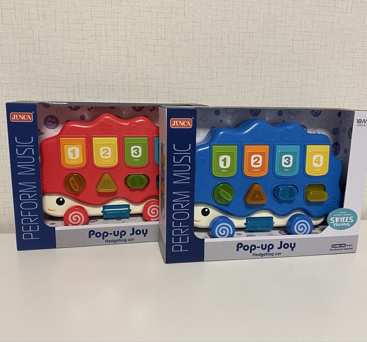 Занимателно таралежче - POP UP играчка, изскачащи животни