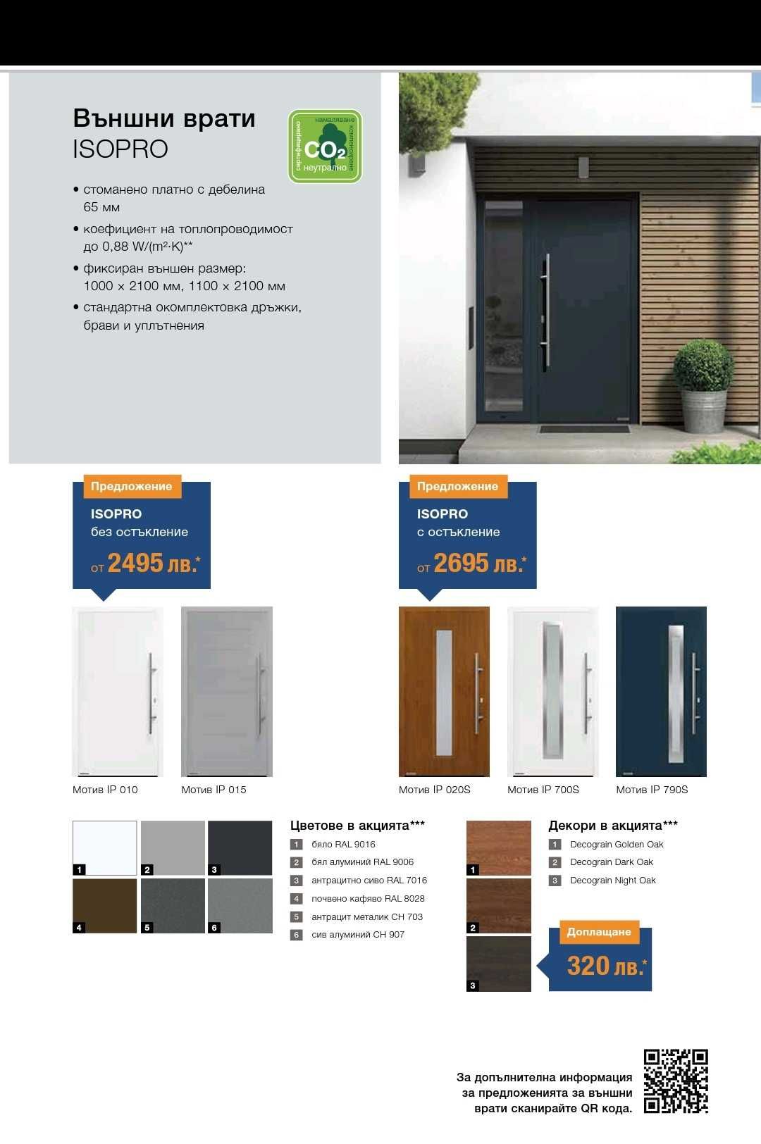 Входни врати за къщи Хьорман Thermo 65