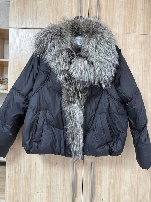 Куртка с мехом теплая