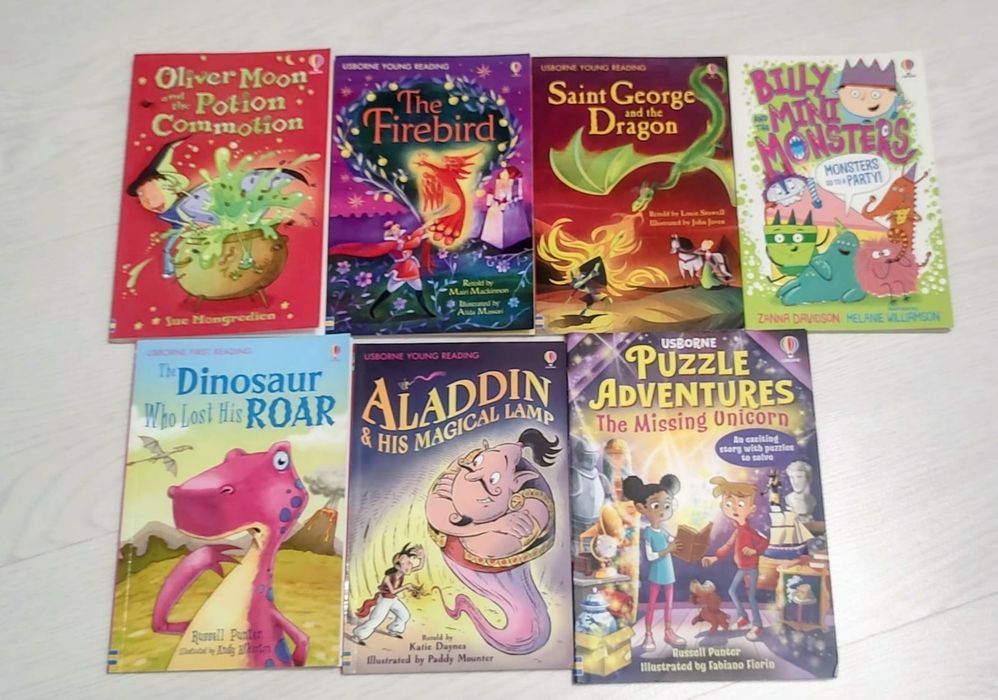 Pachet 7 carti Usborne Young Reading - limba engleza