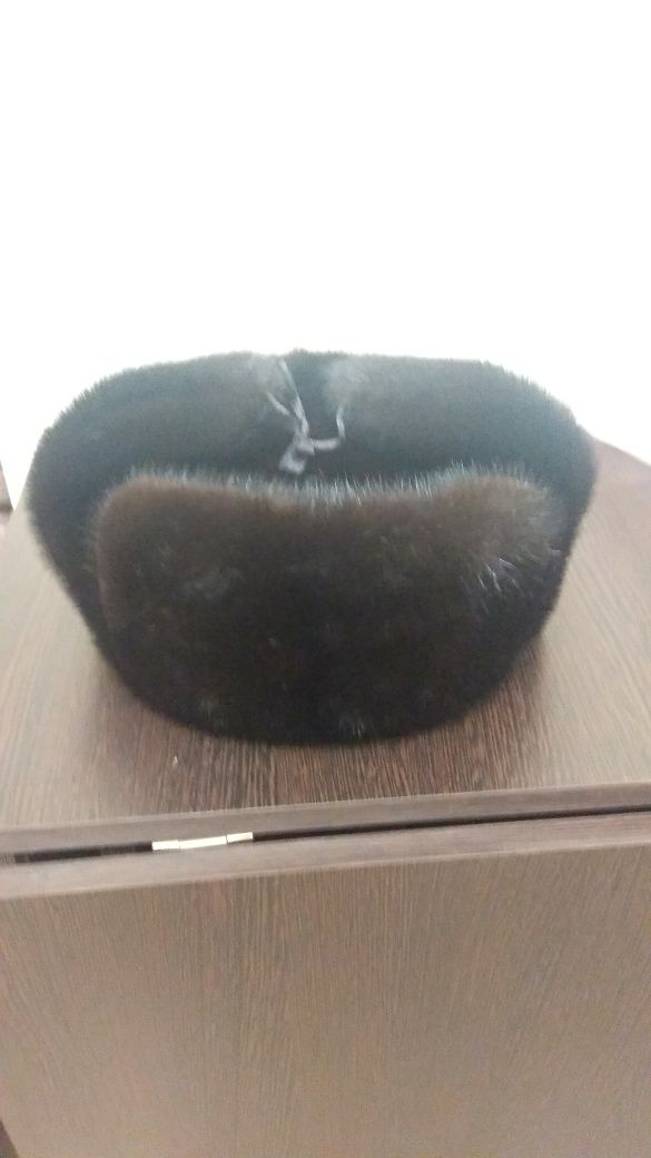 Норковая шапка в отличном состоянии