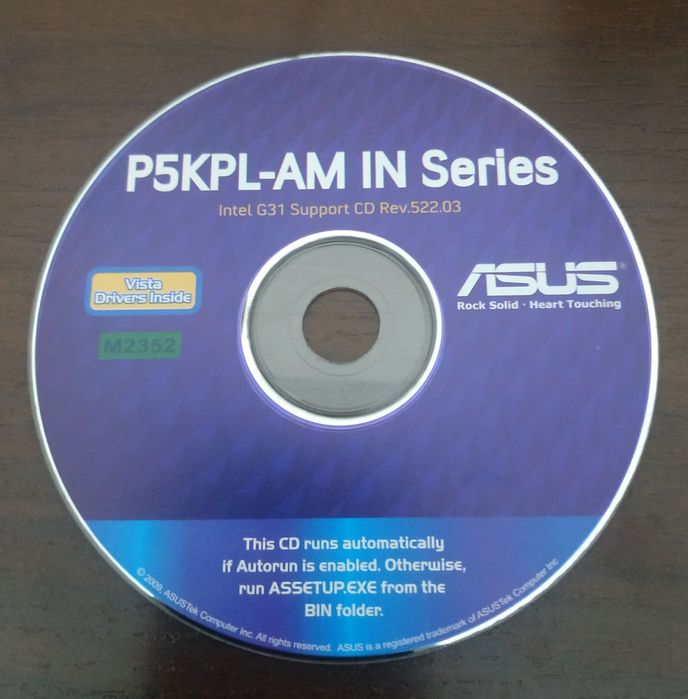 Asus Intel G31 kompyuteri