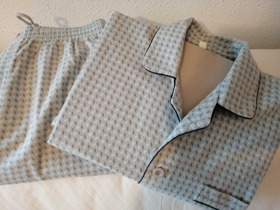 PIJAMA  BARBATEASCA  NOUA - Bumbac 100% - de iarna - din Bucur Obor