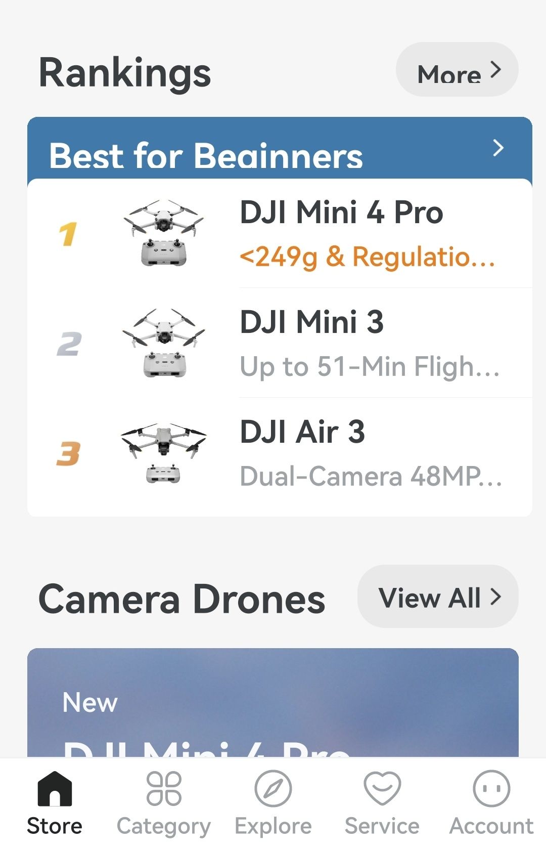 DJI Mini 3 Fly More Combo 4K