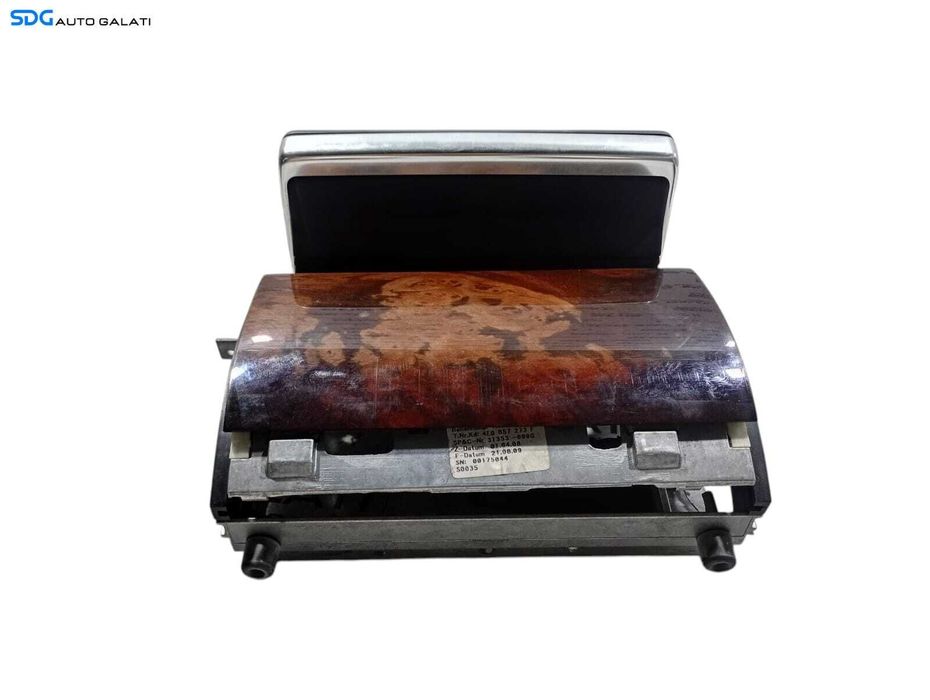 Ecran Display Afisaj Navigatie Navi Audi A8 D3 2002 - 2010 Cod 4E0857273F [L6134]