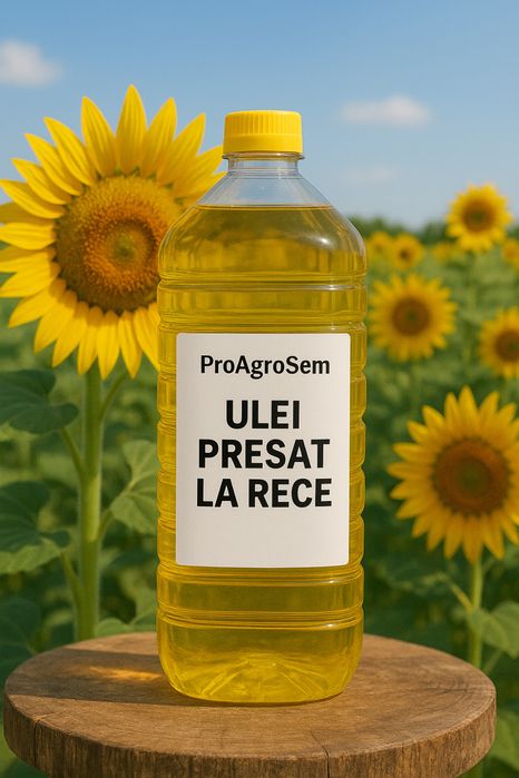 Ulei de floarea soarelui presat la rece
