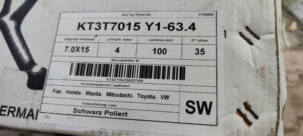 Keskin 15 4x100 ET 35