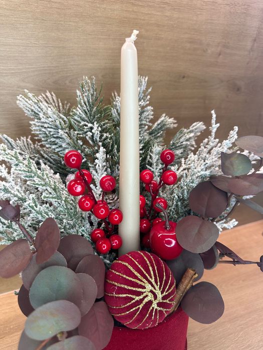 Ръчно изработени Коледни кадифени кутии