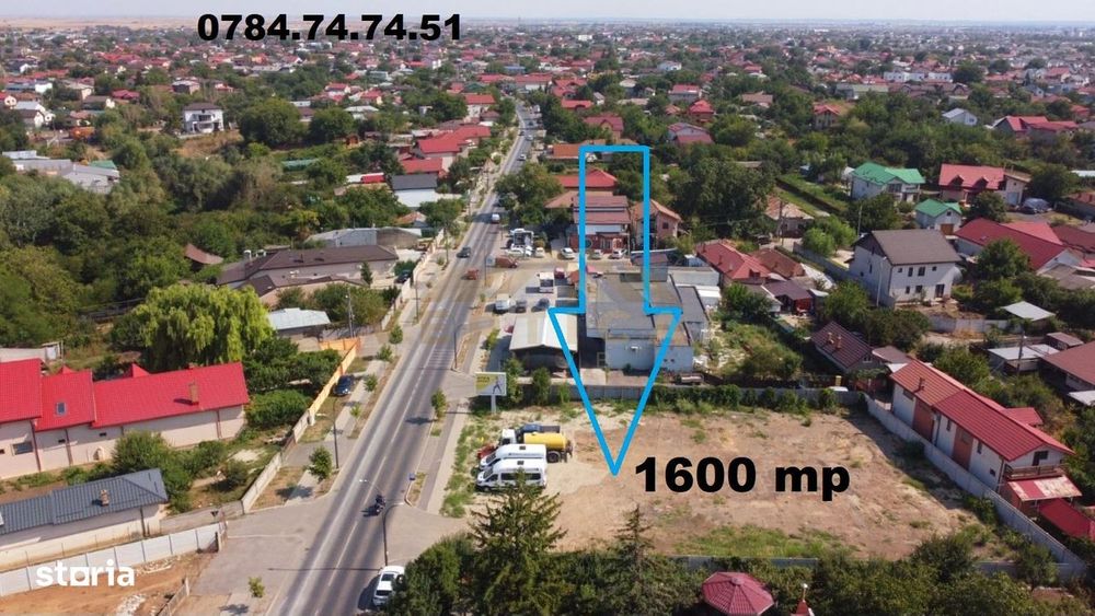 Teren comercial | 1600mp| comuna Berceni