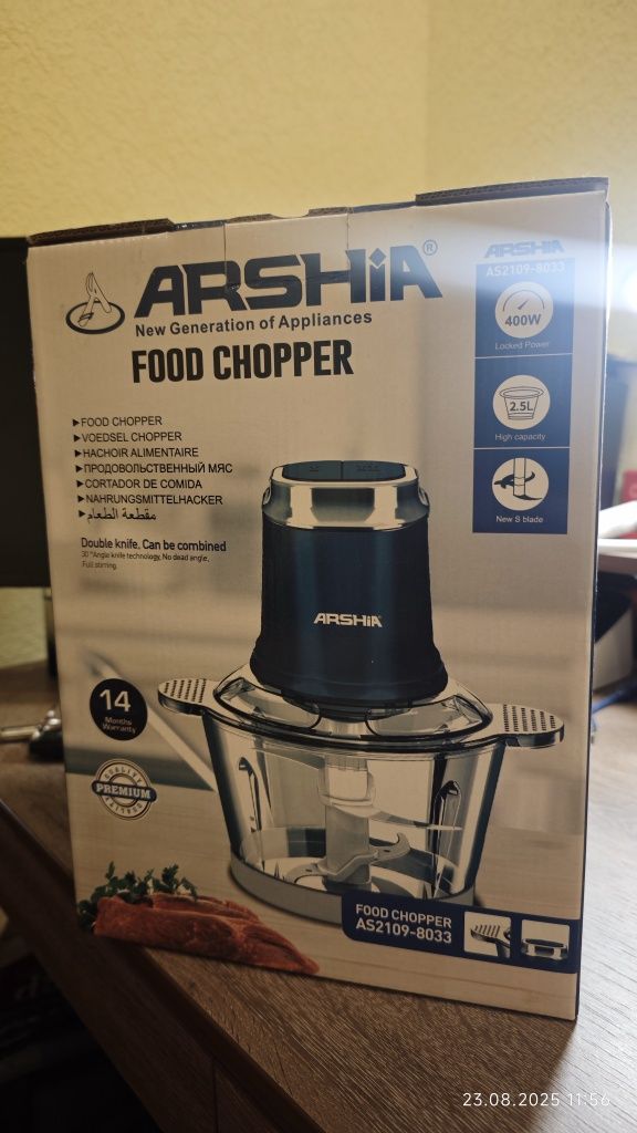 Новый чопер Food chopper Arshia