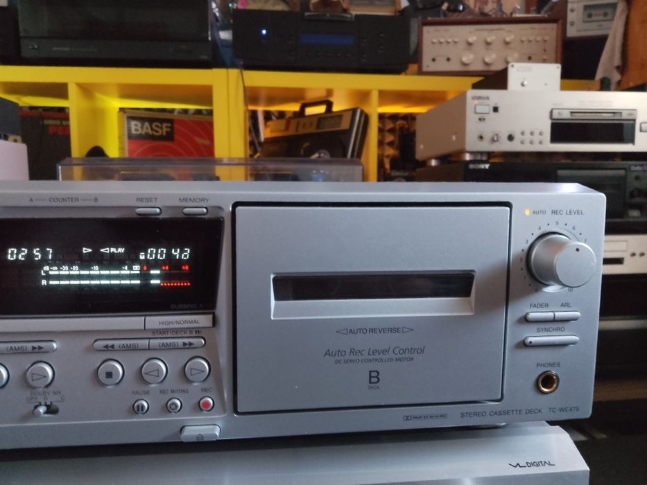 Casetofon Deck Sony TC-WE 475 cu Telecomanda