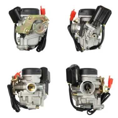 Carburator scuter GY6 80cc, 4 timpi