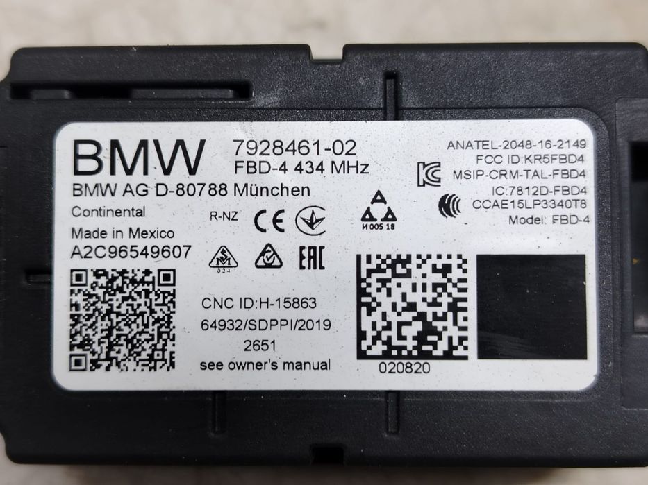 Modul receptor radio 7928461-02 BMW Seria 7 G11/G12 [facelift] [2019