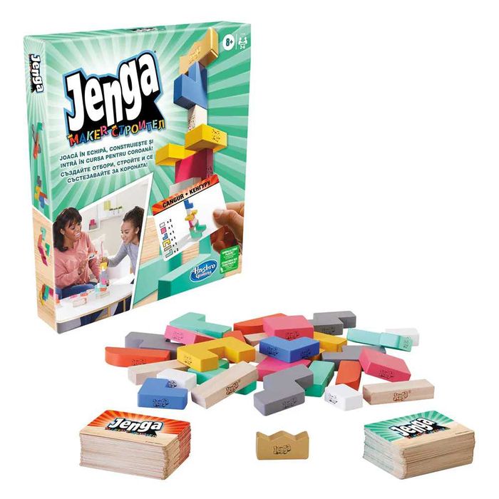 HASBRO Настолна Игра Дженга Maker Jenga