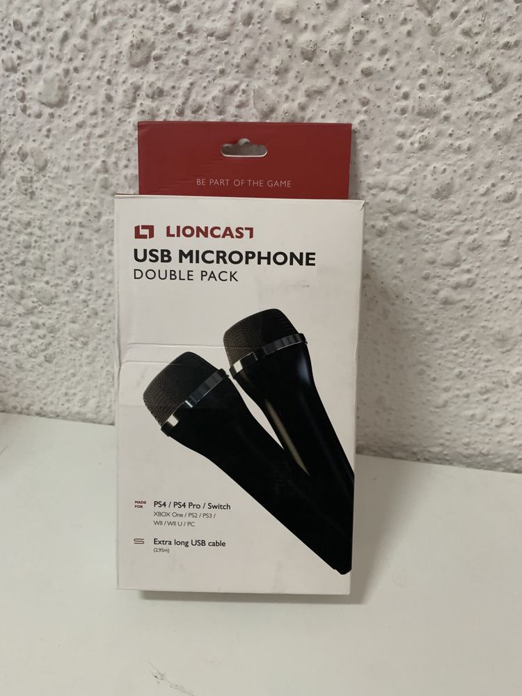 Lioncast 2 microfoane USB Ps4/Xbox/PC