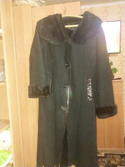 Дубленка зимняя 54 размера