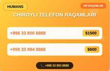 Chiroyli telefon raqamlari sotiladi