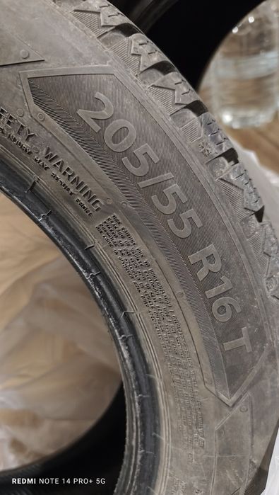 205/55/16     2 броя Нови зимни гуми BARUM POLARIS 6