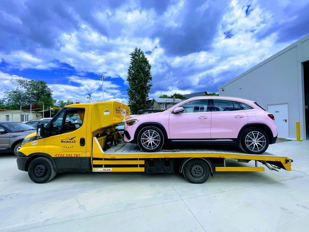 Platforma tractari auto asistenta rutiera