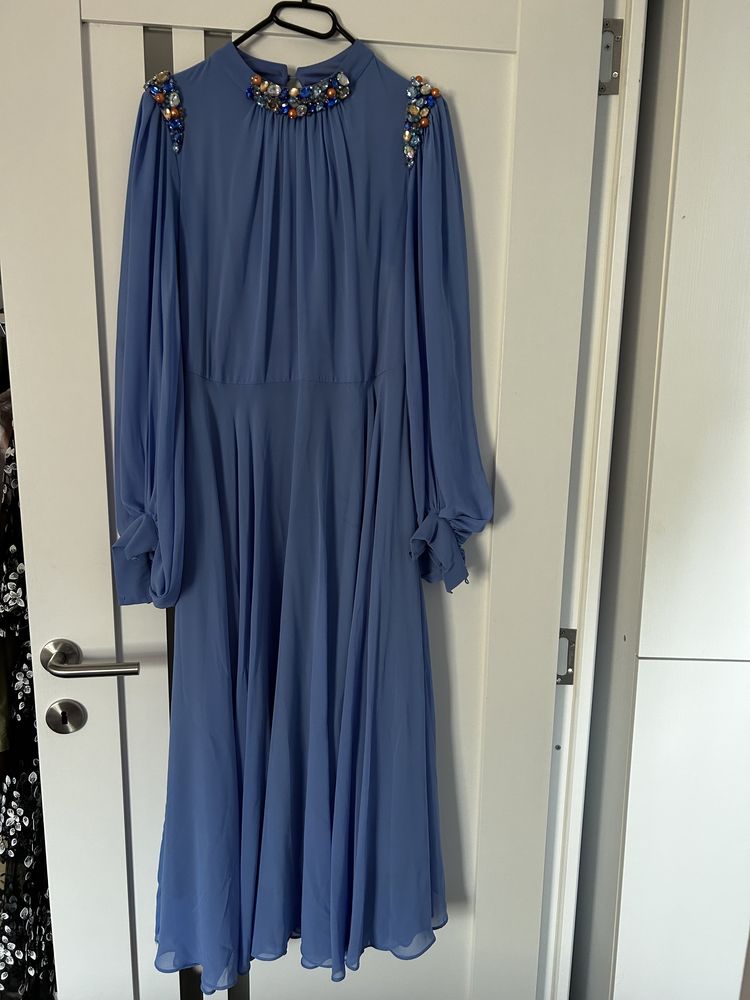 Rochie albastra, eleganta, marimea 40