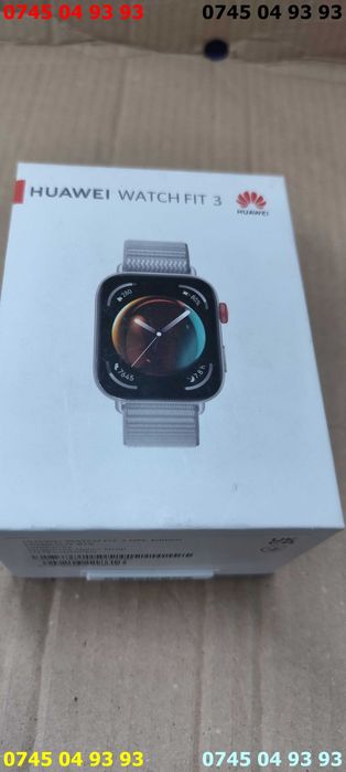 ambalaj cutie HUAWEI Watch FIT 3 se vinde ca in poze