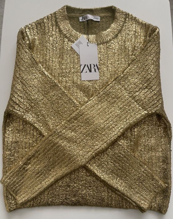 Кофта zara цвета золото