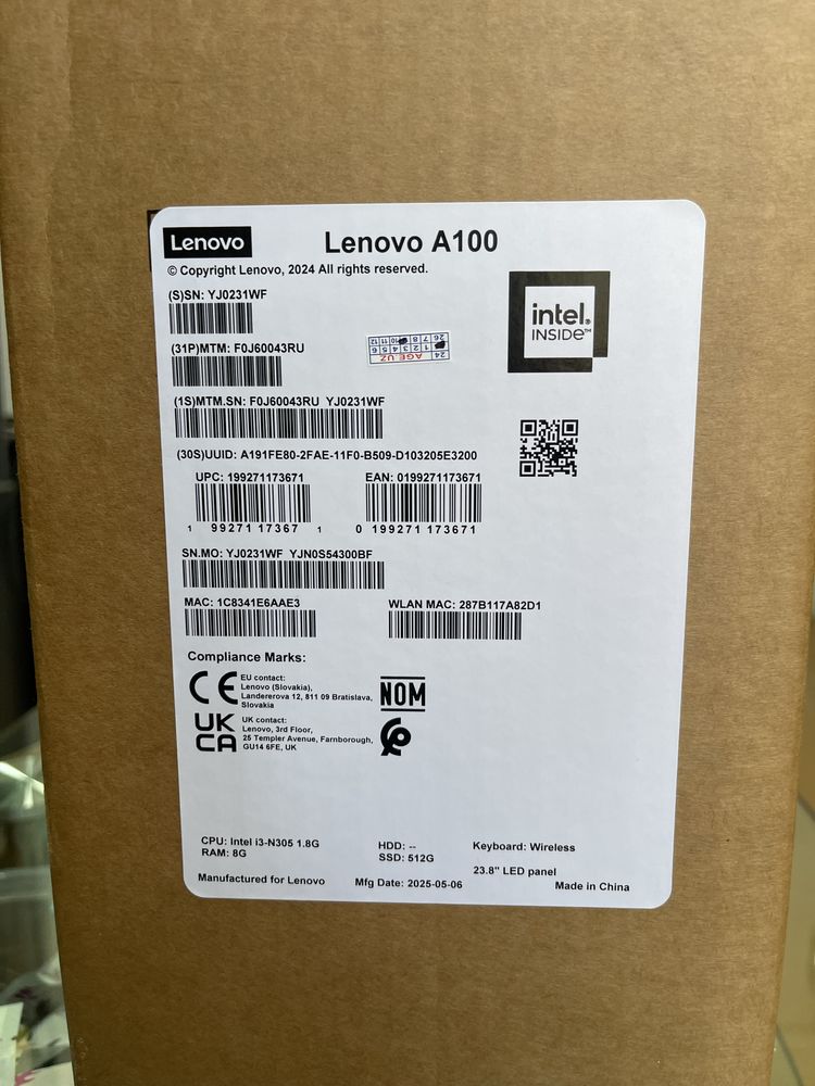 Моноблок Lenovo A100 AIO