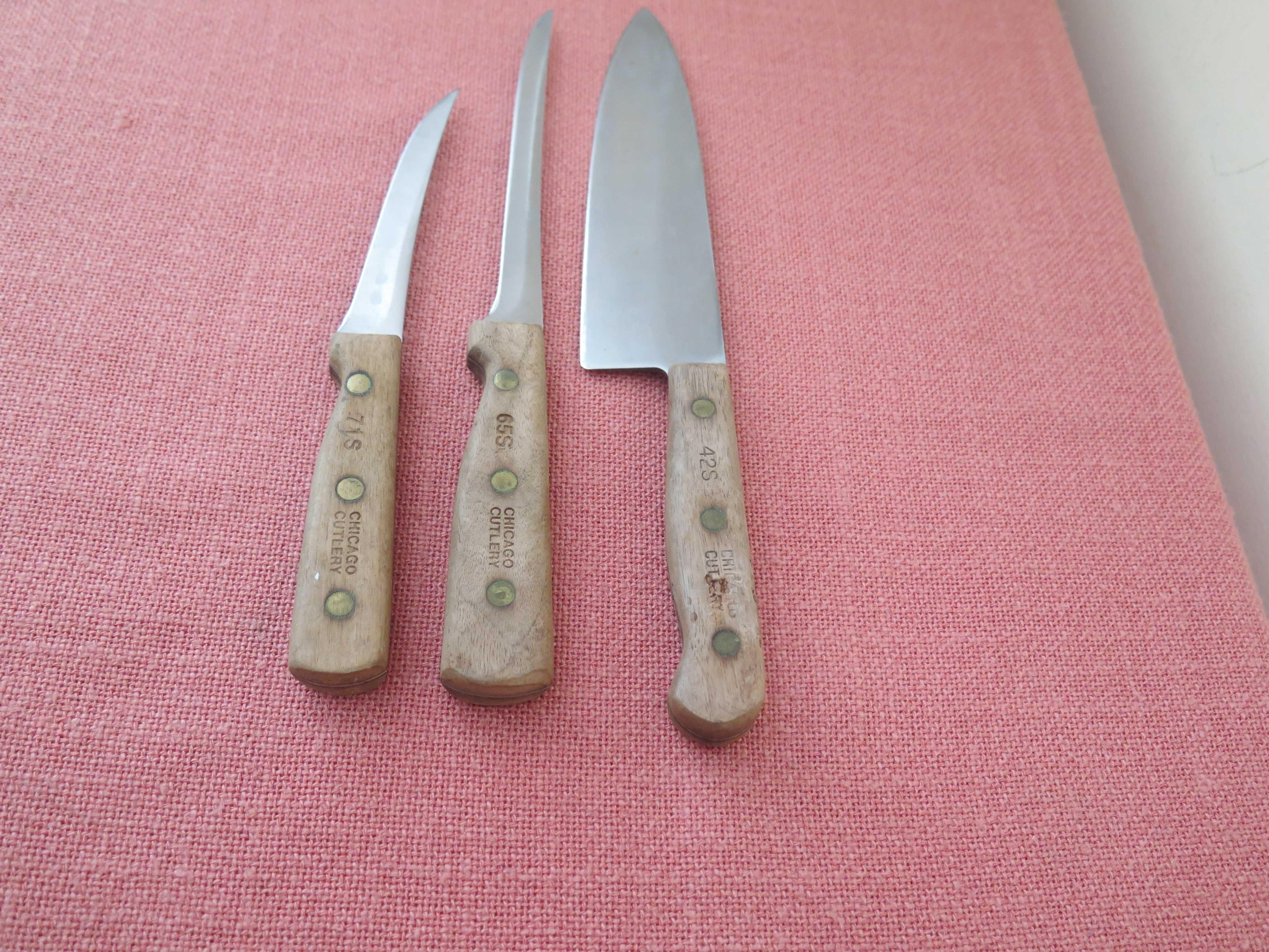 USA,Vintage Chicago Cutlery Knife   , 1980-проф.нож -3бр.