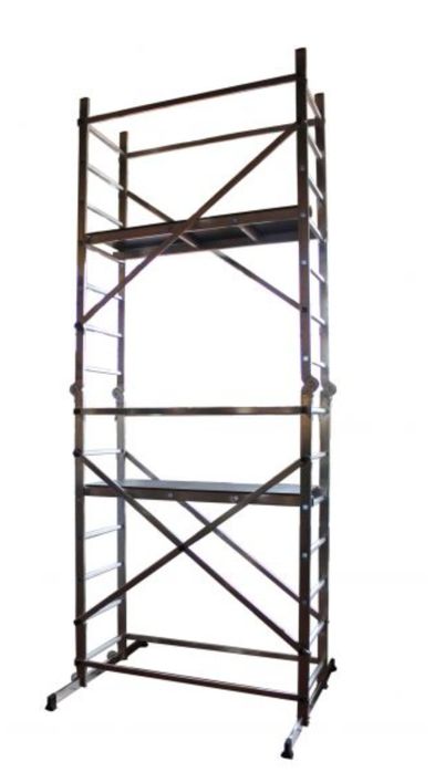 Малко алуминиево скеле с максимална работна височина 3;4;4,5м