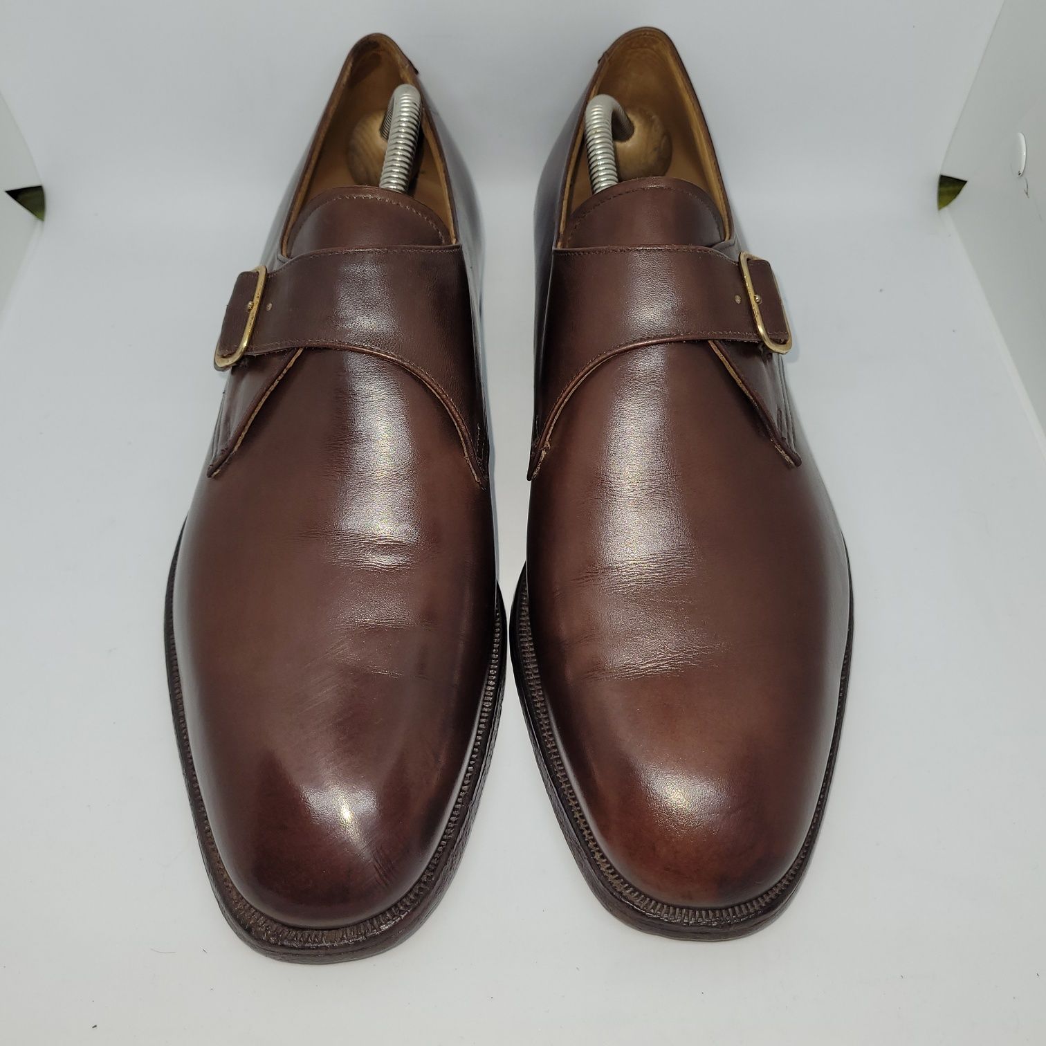 Crockett & Jones "Grosvenor" Monkstrap Brown, UK 10 F / EU 44