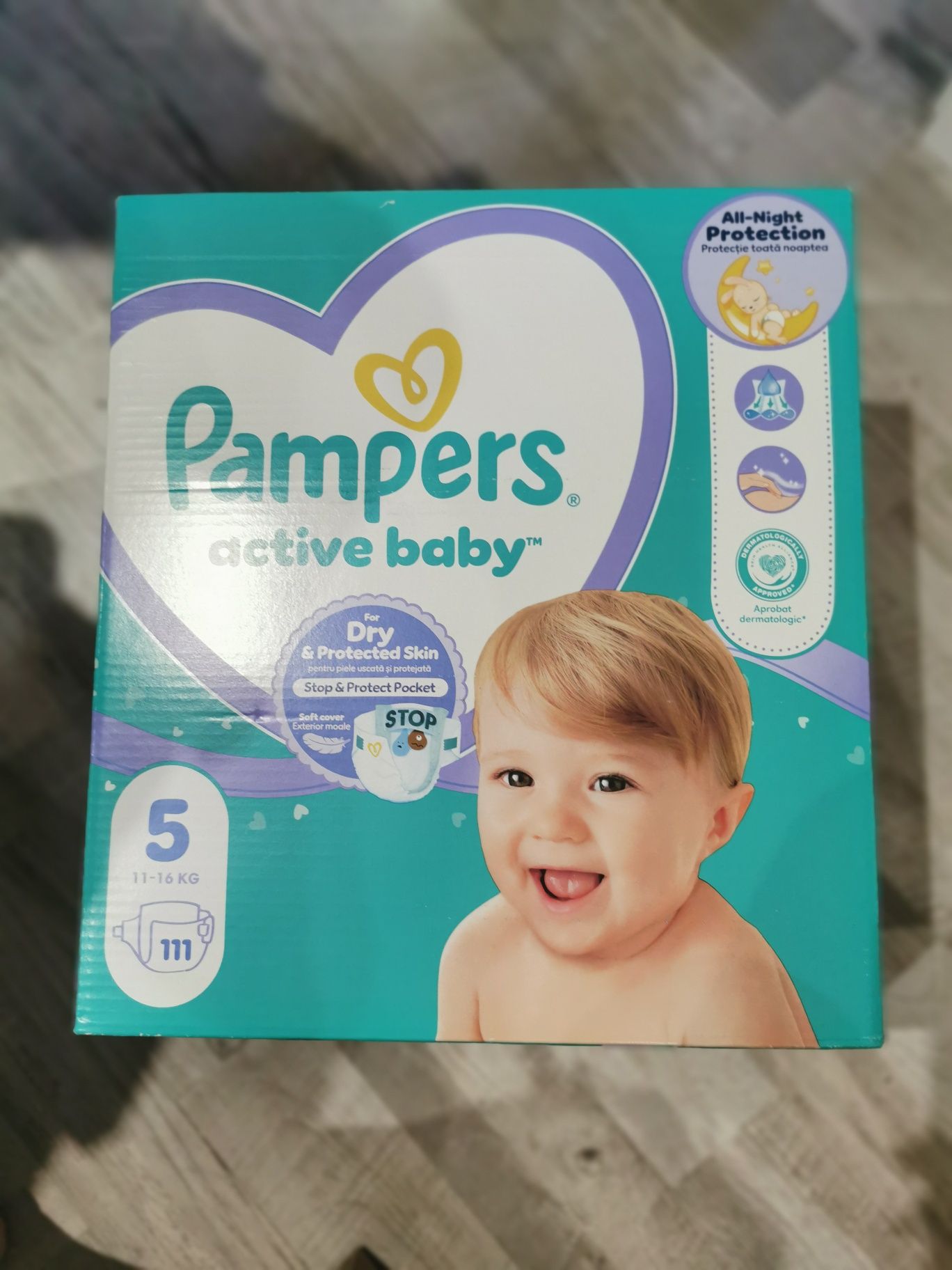 Pampers active baby 5