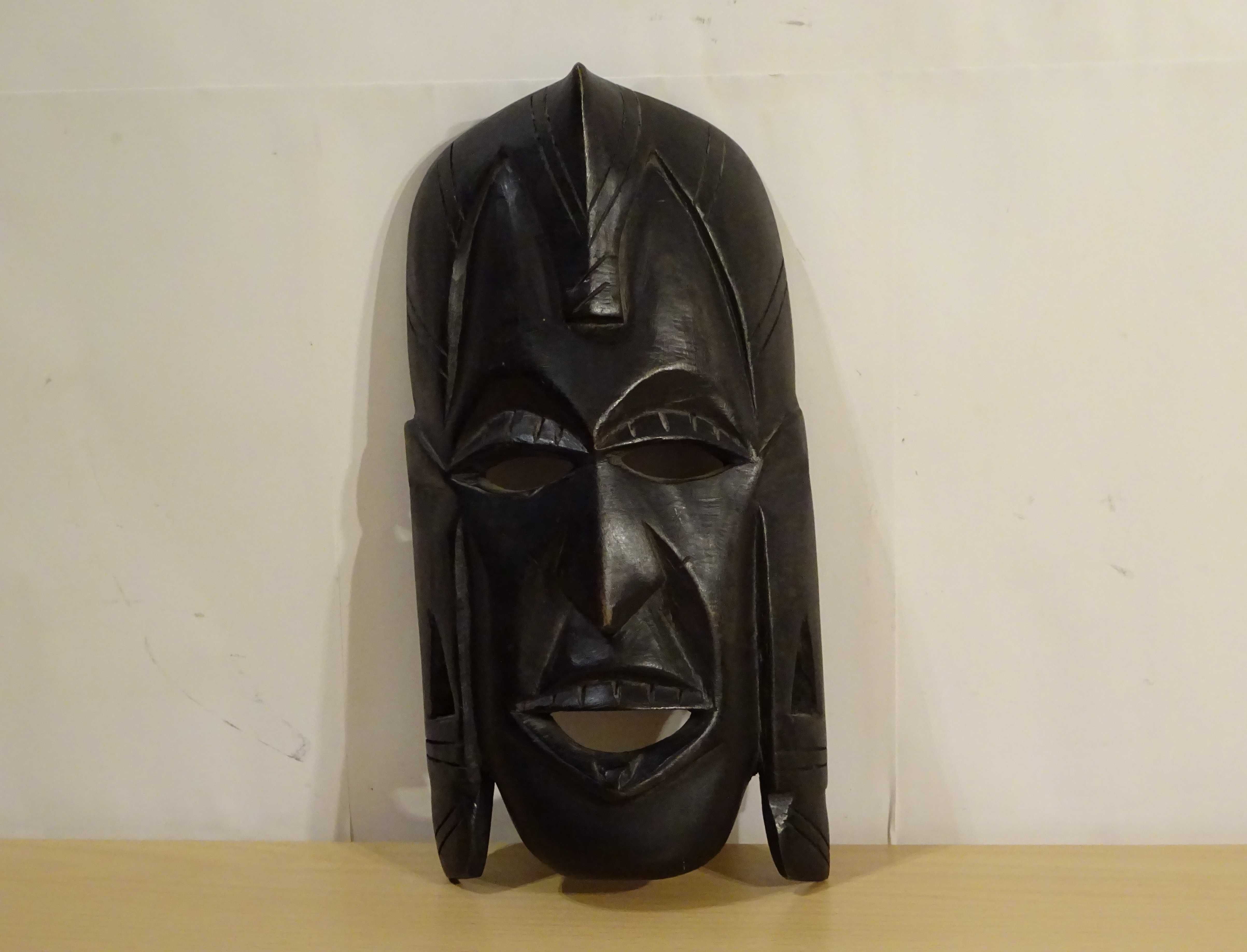 Masca tribala africana VECHE| lemn exotic| triburile Masai| Kenya