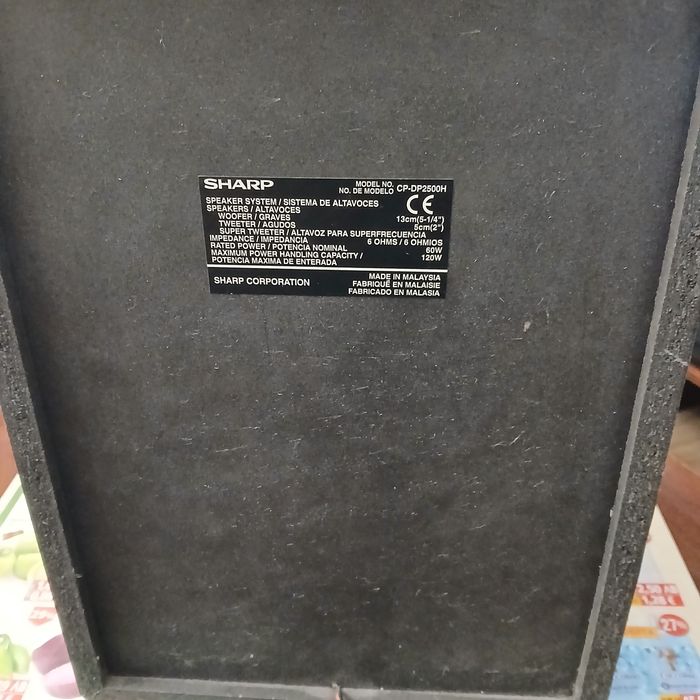 Тонколони Sharp 2 x  60 wata от доброто старо време